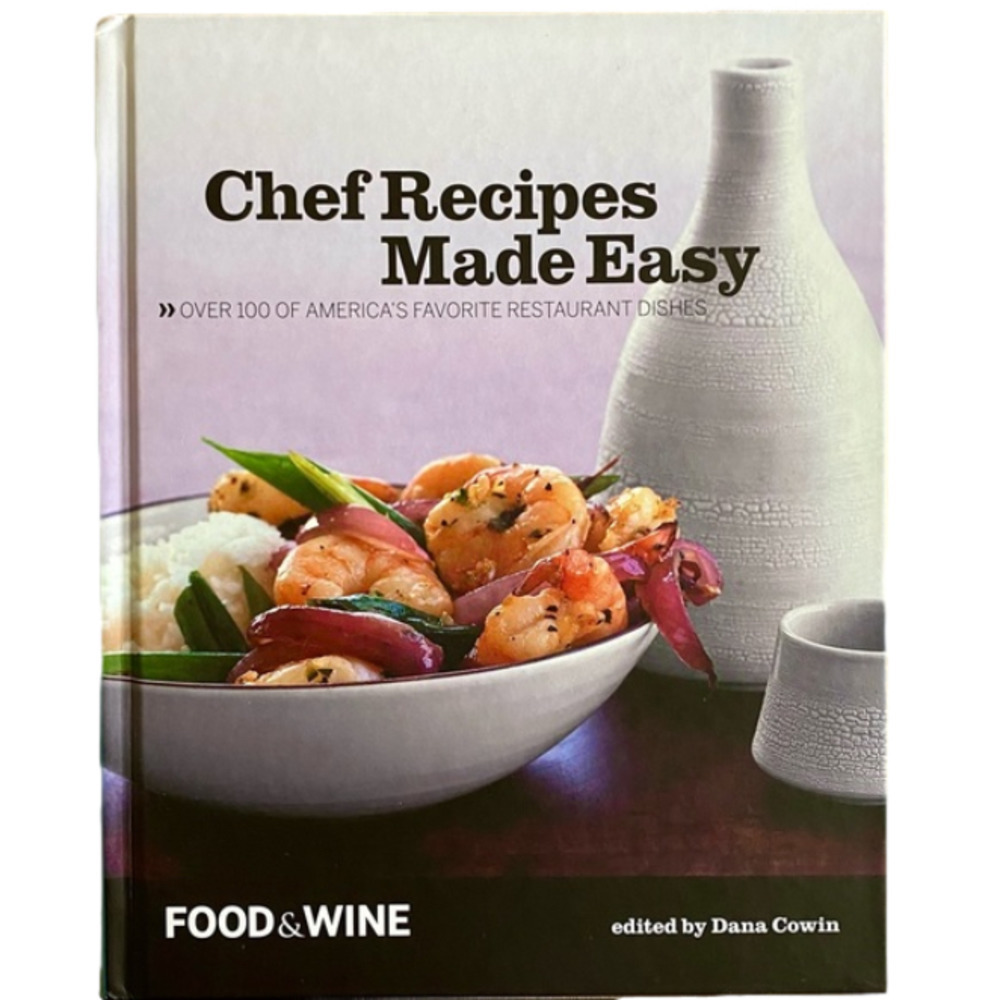 FOOD & WINE Chef Recipe Book, Hardcover